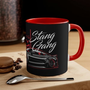 Stang gang, mustang coffee mug , 11oz perfect for carguy or cargirls and mustang lovers
