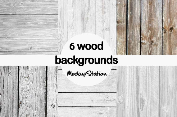 Wood Background Bundle Gray Wood Clip Art White Digital