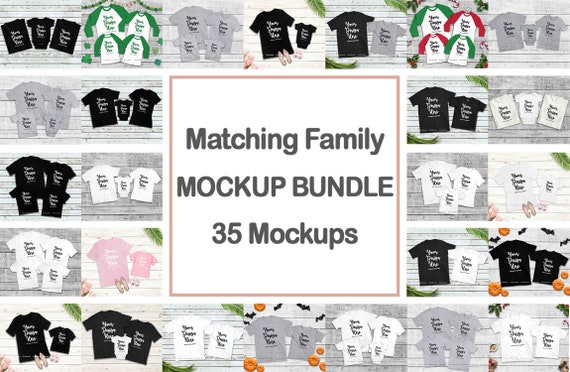 Download Family T Shirt Mockup Bundle Kids Shirt Mock Up Bundle 15 000 Free 3d Mockups