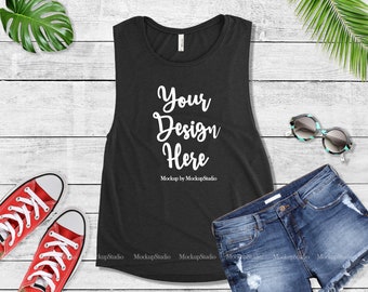 Download Black Tank Top Mockup Bella Canvas 8803 Women Blank Tank Mockup Youth Mock Up Digital Apparel Styled Shirt Mockups Tank Top Flat Lay Plain T Shirt Mockup Psd All Free Mockups PSD Mockup Templates