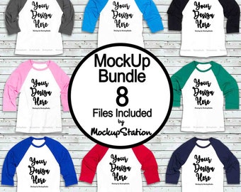 Download Raglan Mockup Etsy