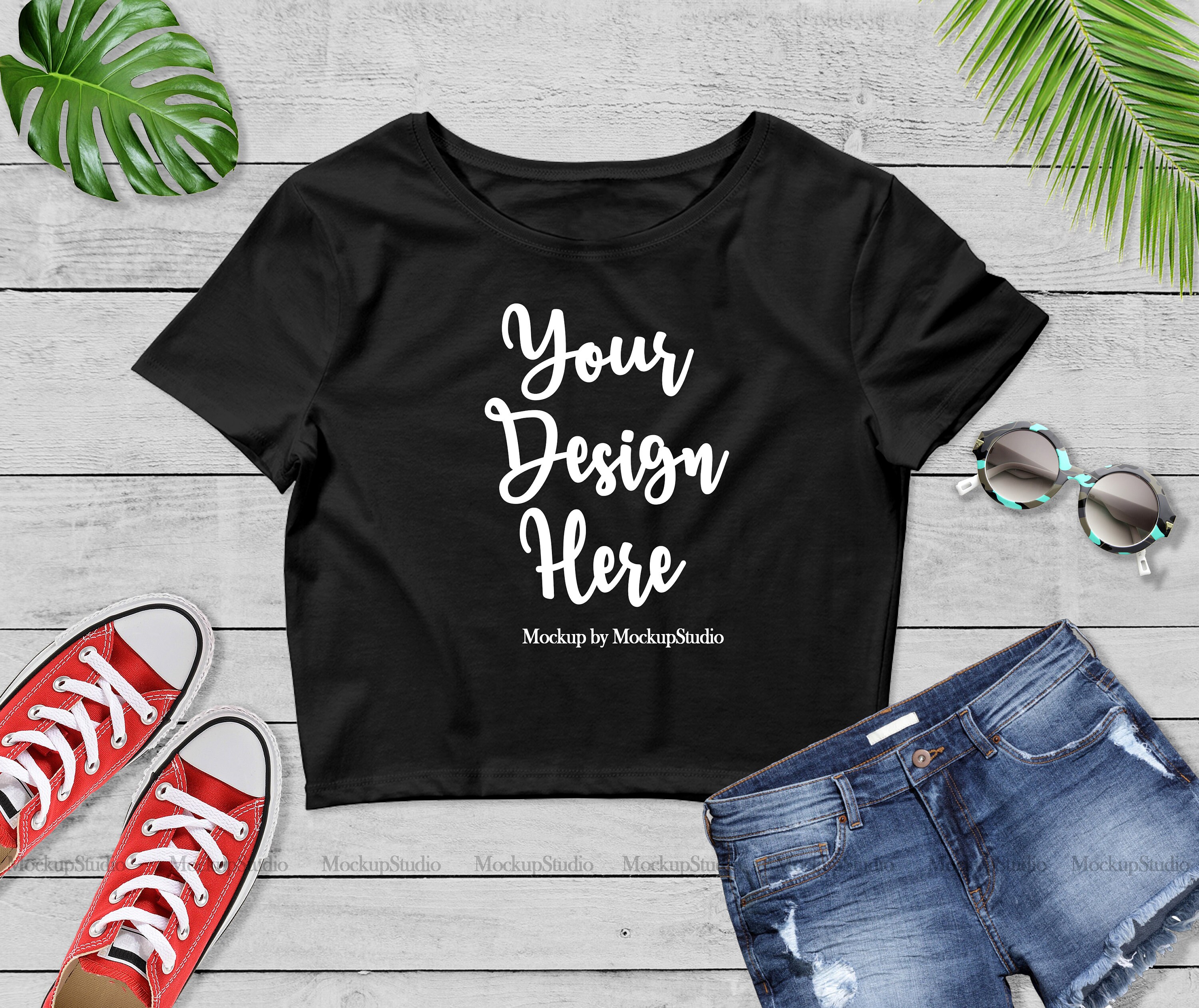 bella canvas crop top