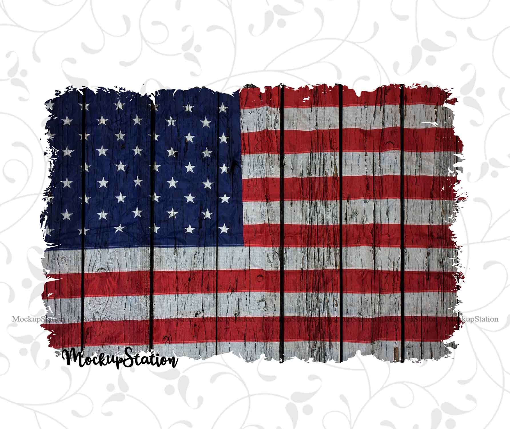USA Flag Sublimation Wood Background PNG Bundle Patriotic - Etsy