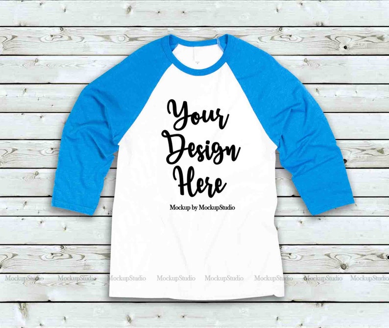 Download Bella Canva 3200 Raglan Mockup Bundle 8 Baseball Tee Shirt ...