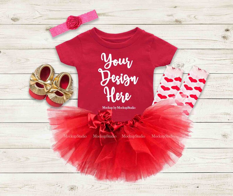 Download Infant Girl Red T-Shirt Mockup Toddler Shirt Mock Up Baby ...