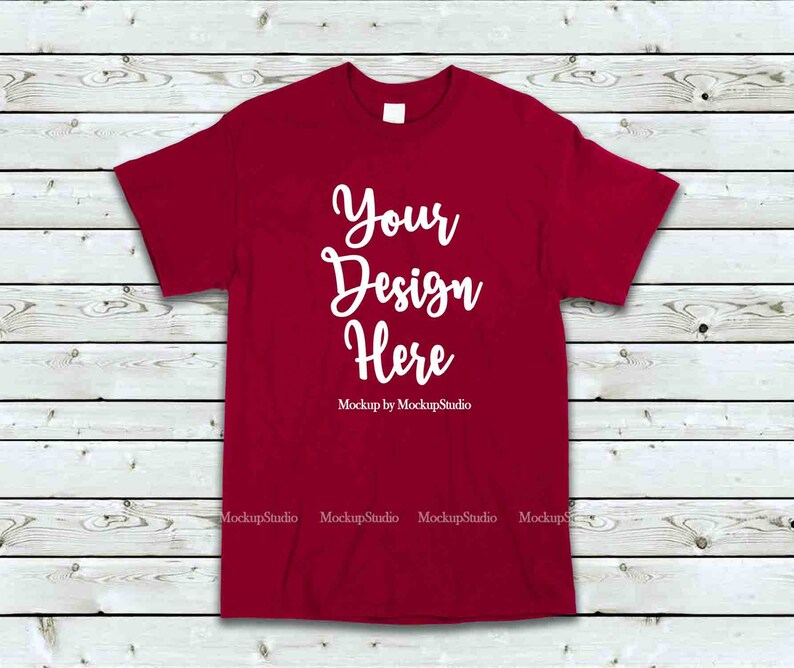 Download Tshirt Mockup Bundle 8 Colors Gildan 5000 Shirt Mock Up | Etsy