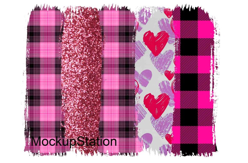Download Valentine Brush Stroke Sublimate Background PNG Bundle ...