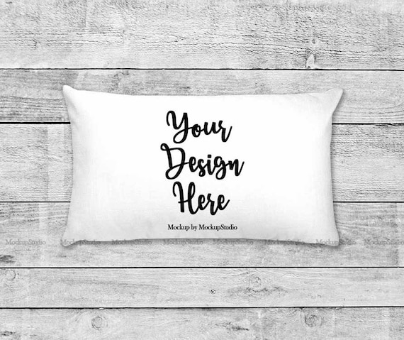 white rectangle pillow
