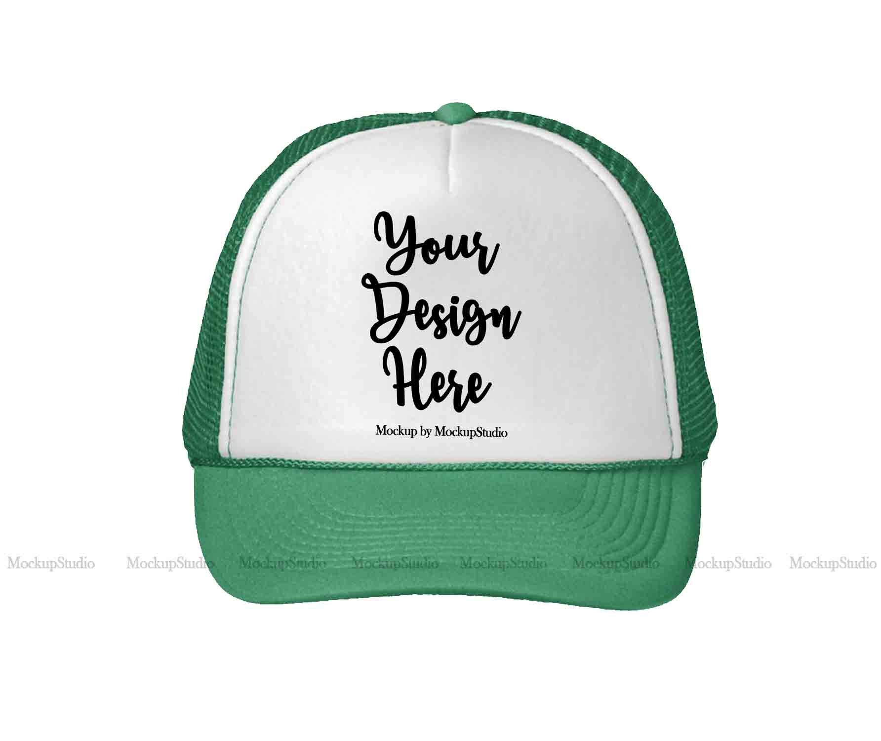 Download Green Hat Mockup St Patricks Cap Mock Up Trucker Hat Mockup Etsy