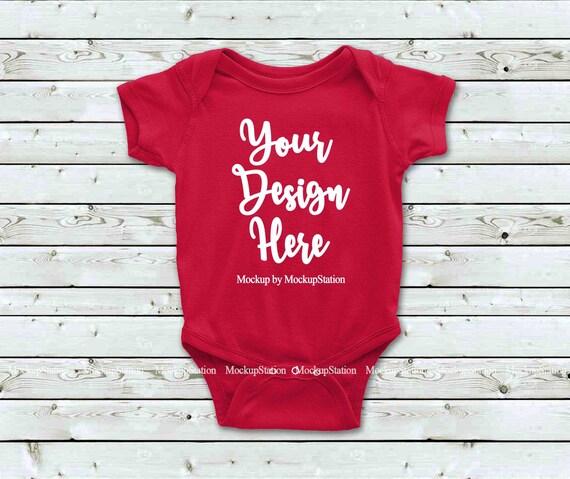 Baby Bodysuit Mockup Bundle Newborn One Piece Mock Up Bundle Etsy