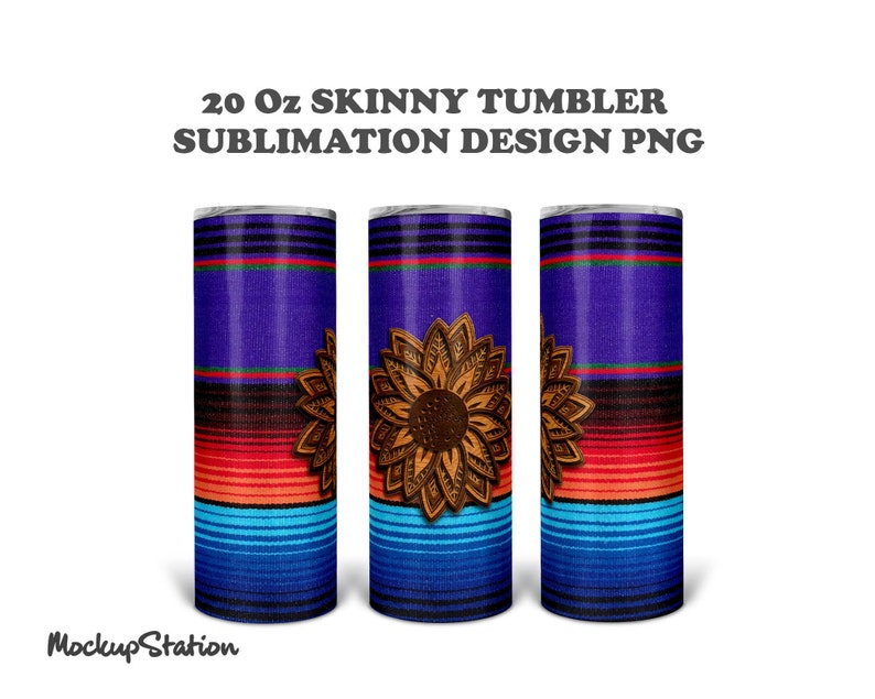 Download Serape 20oz Skinny Tumbler Design Sublimation PNG | Etsy