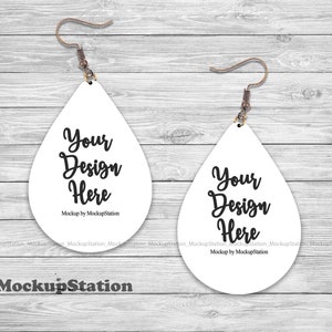 Teardrop Oculare sublimazione Mockup PSD File, Oring Display Template PNG, Aggiungi la tua immagine e sfondo