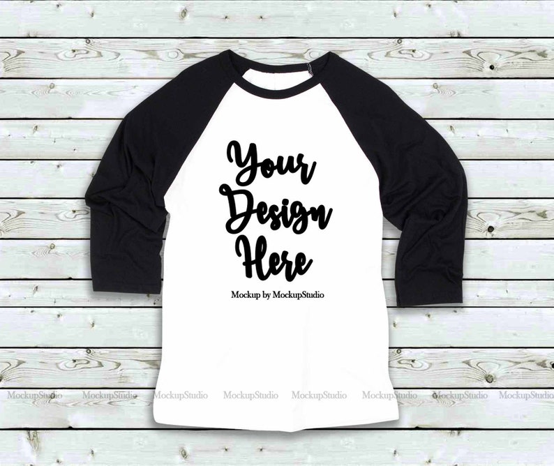 Download Bella Canva 3200 Raglan Mockup Bundle 8 Baseball Tee Shirt | Etsy