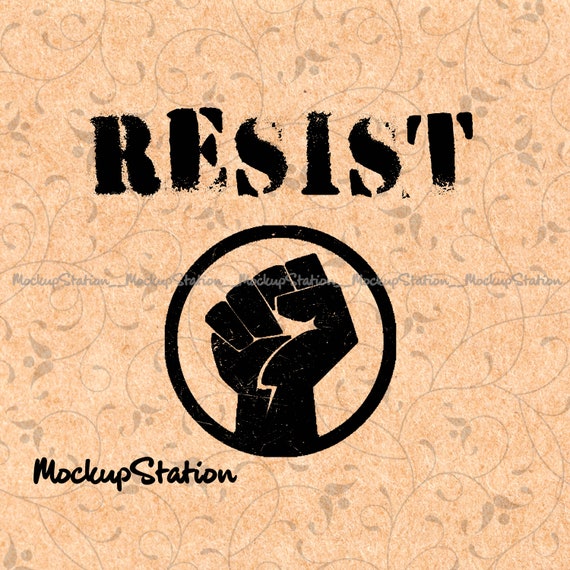Download Free Resist Svg Anti Trump Gun Dxf Ai Eps Feminist Resistance Png Etsy SVG Cut Files