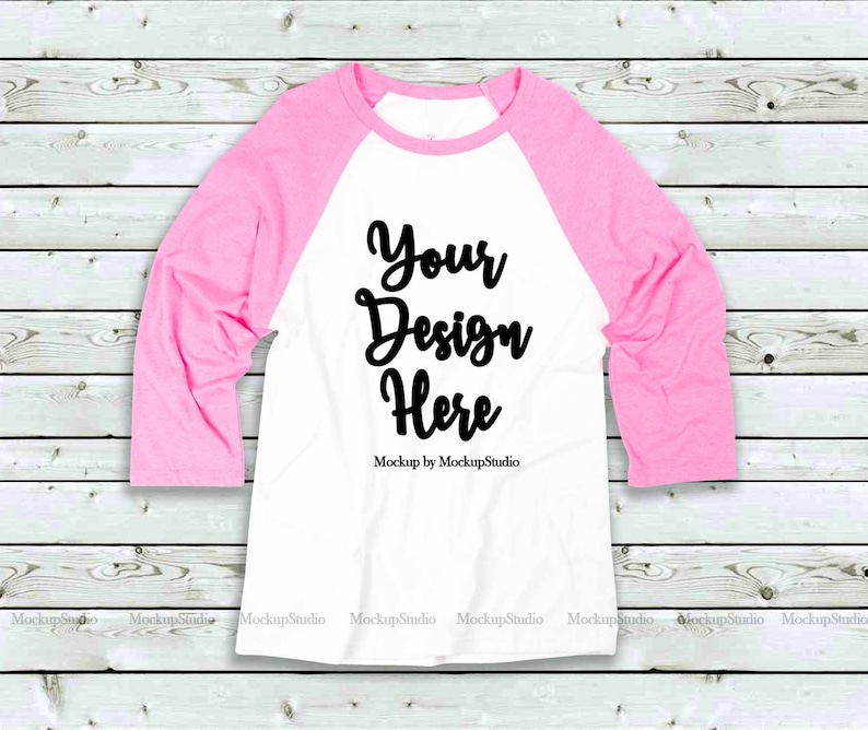 Download Bella Canva 3200 Raglan Mockup Bundle 8 Baseball Tee Shirt | Etsy