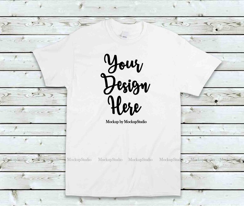 Download Tshirt Mockup Bundle 8 Colors Gildan 5000 Shirt Mock Up | Etsy
