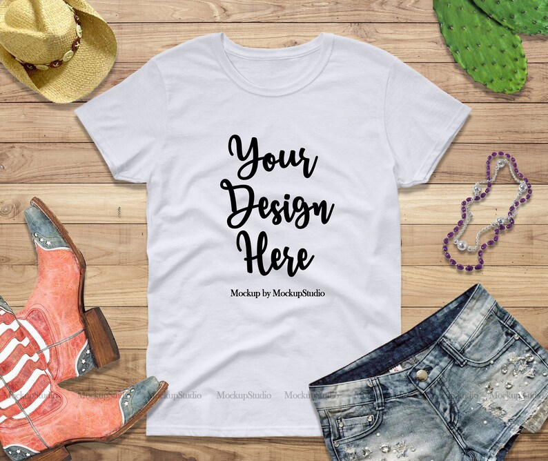 Download White Gildan 5000 Tshirt Mockup T-Shirt Flat Lay Southern ...