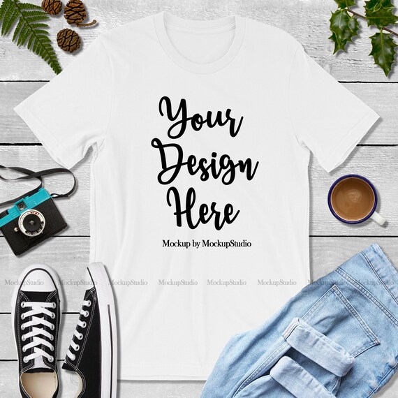 Download Bella Canvas 3001 Autumn Mockup Simple Natural Unisex T Shirt Lifestyle Mock Up Minimalistic Flat Lay Tee Shirt Shorts Styled Color Photography Deshpandefoundationindia Org