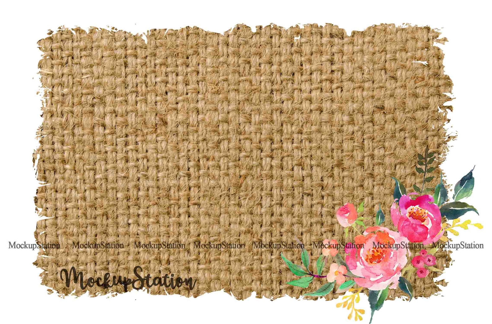 Sublimation Burlap Background PNG Bundle Planner Clip Art Etsy