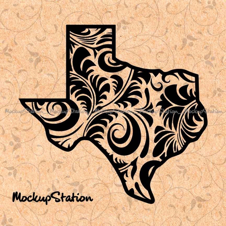 Download Texas Floral Mandala Zentangle Boho Decor Svg Dxf Ai Eps Png Jpeg Pdf Scalable Vector Clipart Download Commercial Cut File Cricut Silhouette Clip Art Art Collectibles Silmic Com