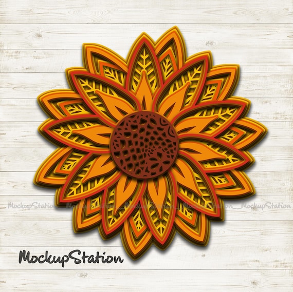 Free Free 227 Layered Sunflower Mandala Svg SVG PNG EPS DXF File