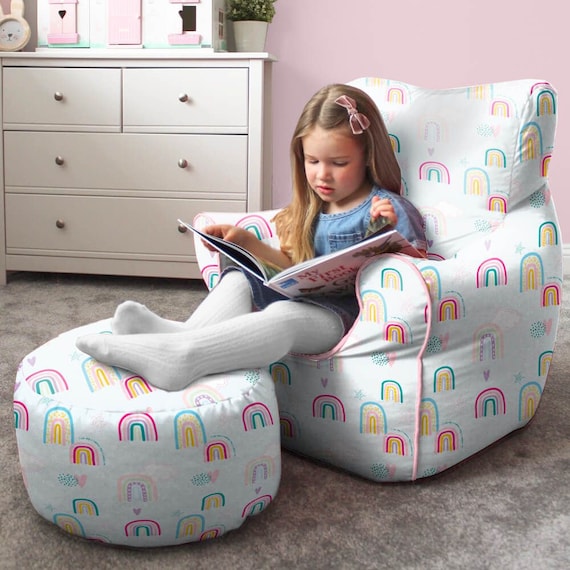 Rainbow Unicorn Bean Bag Chair For Kids  Unilovers