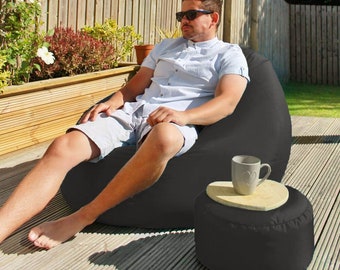 Flob A Dob Outdoor Beanbag Chair | Home and Garden Beanbag Chair | Water and UV Resistant | 100 H x 120 W cm