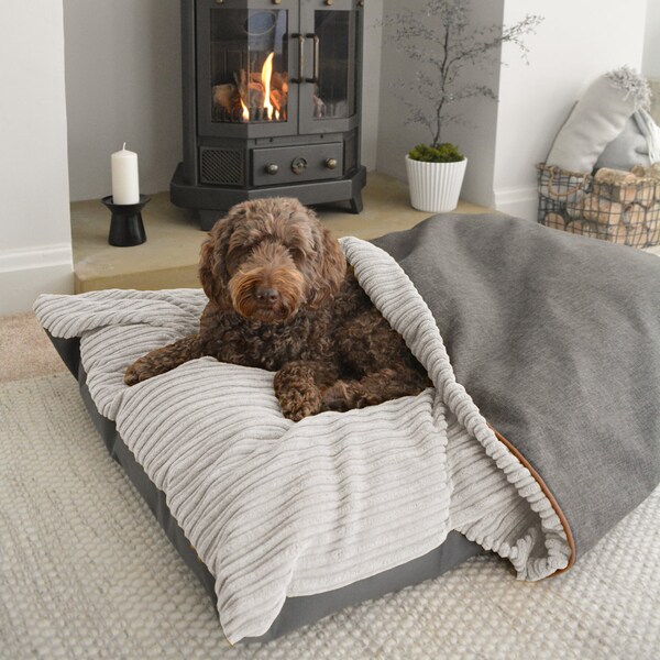 Dog Burrow Bed Etsy UK