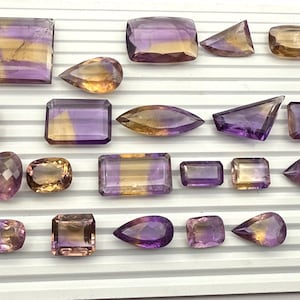Ametrine Top Grade Quality 100% Natural Ametrine Faceted Cut Loose Gemstone For Making Jewelry