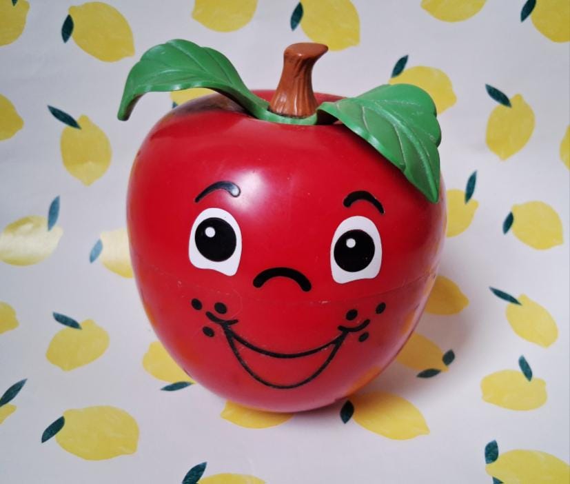 Fisher price toy happy apple - Etsy 日本