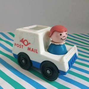 Vintage Fisher-Price Post-Postwagen – Ihr Ticket zu Kindheitserinnerungen