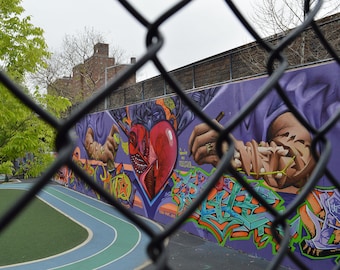 Graffiti Heart: A Street Photography Fine Art Print