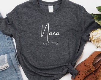 Minimalist Nana, Grandma, Tee