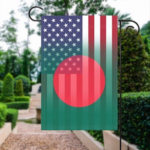 Bengali American Garden Flagge - 100% Polyester, 12x18 Zoll, wetterbeständiges Außendekor