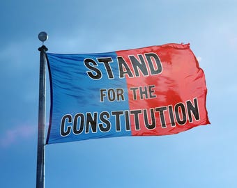 Stand for the Constitution Flag 12x18 in to 3x5 ft - Polyester, Indoor/Outdoor