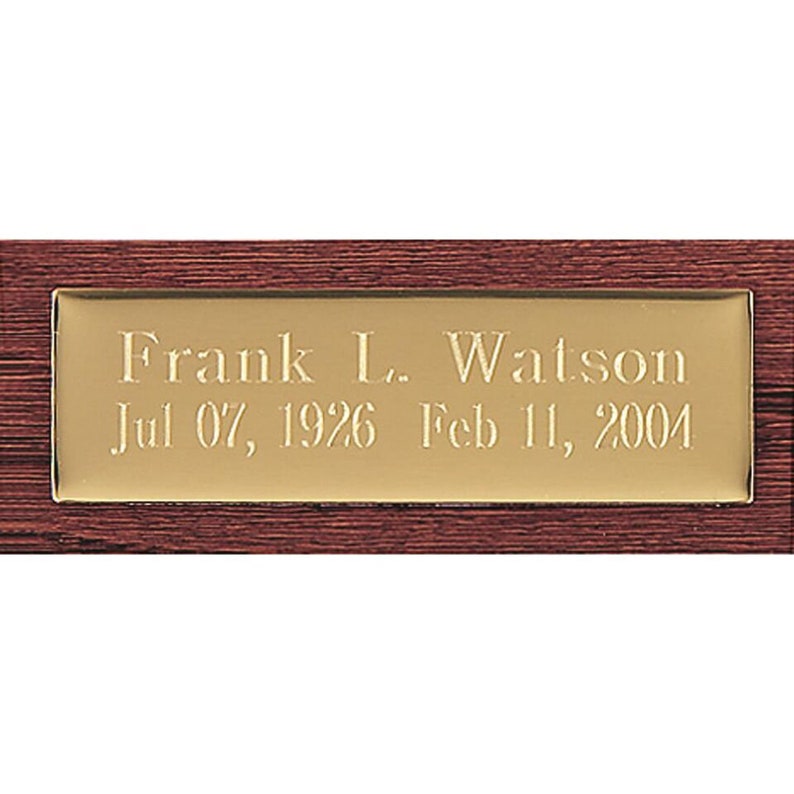 Flag Display Case With Personalized Engraving for Standard Etsy