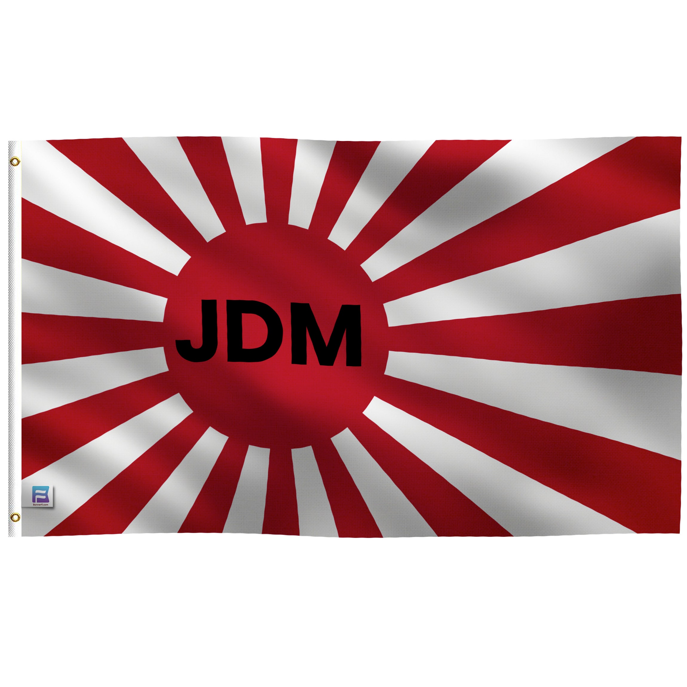 3x5 Ft Jdm Japanese Rising Sun Single Or Double Sided Flag Etsy
