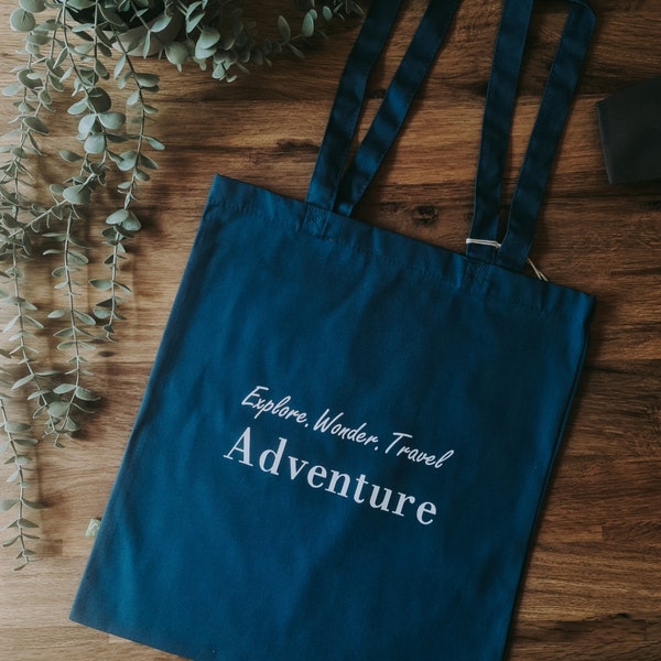 Explore Wonder Travel Adventure - Eco  Friendly Tote Bag