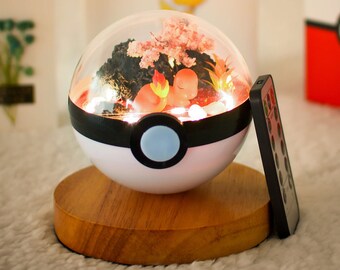 pokeball terrarium etsy