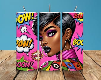 Vibrant Pop Art Tumbler