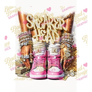 Sneaker Head Luxus Grafik | PNG Transparent | DTF Bereit | Streetwear-Digital-Design