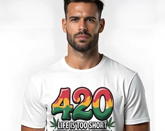 Paquete SVG 420 / Citas sobre marihuana PNG / Diseños divertidos de marihuana / Gráficos de sublimación de cannabis / Diseños de camisetas para fumetas / Clipart de vibraciones altas