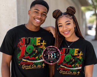 Juneteenth Freedom Looks Good On Me Shirt | Black History Tee | African American Pride T-Shirt | June 19th Celebration Graphic Tee | Unisex