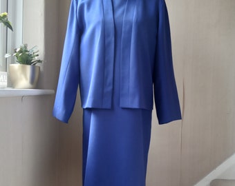 Vintage Marion Donaldson Blue Dress and Jacket