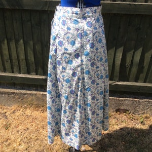 Vintage 70s Womens pleated midi skirt Bild 3