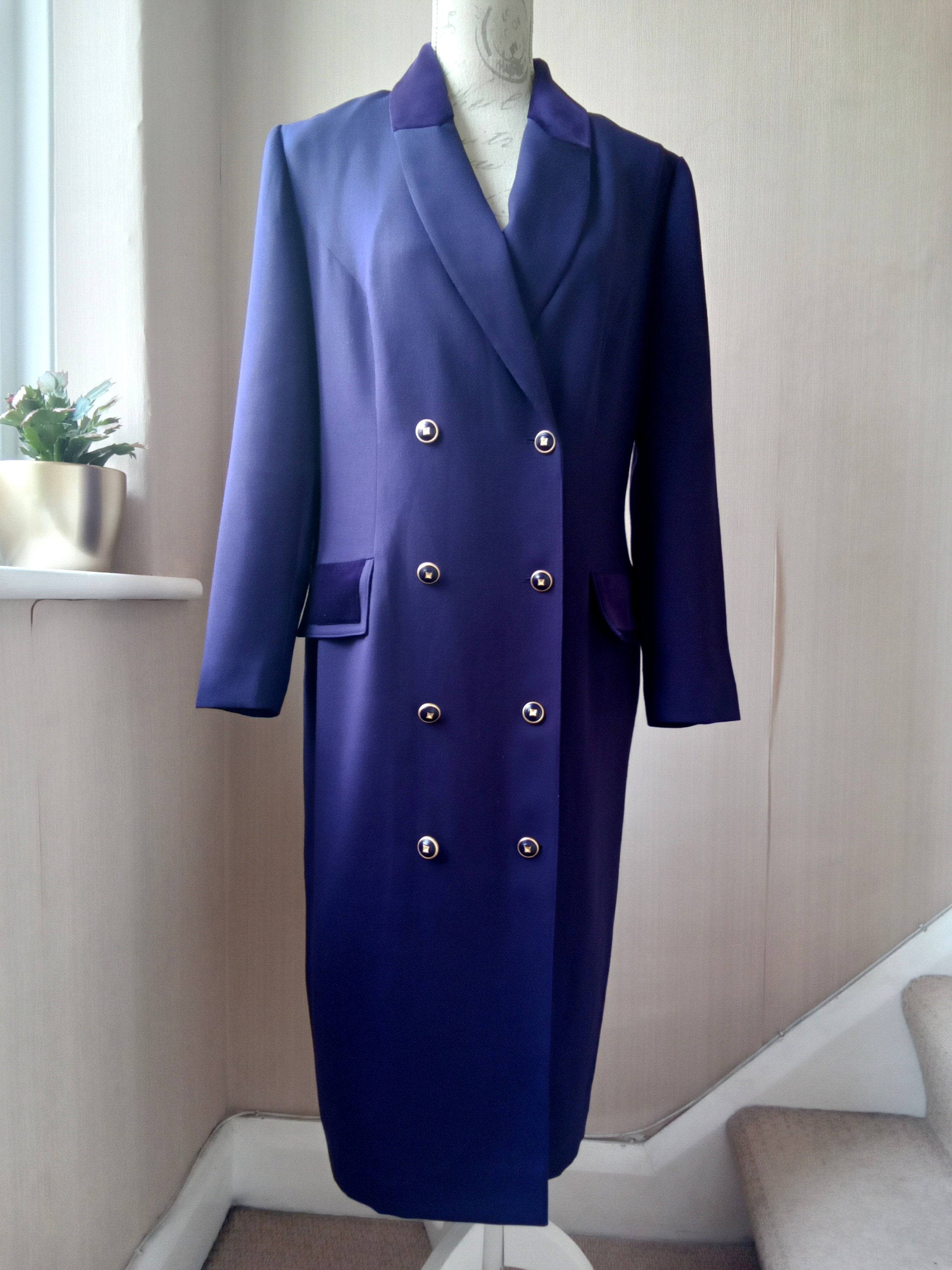 Vintage Purple Schneberger Jacket Dress - Etsy