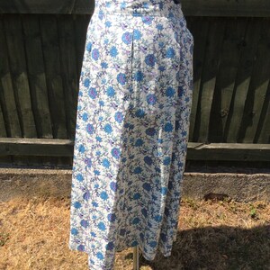 Vintage 70s Womens pleated midi skirt Bild 6