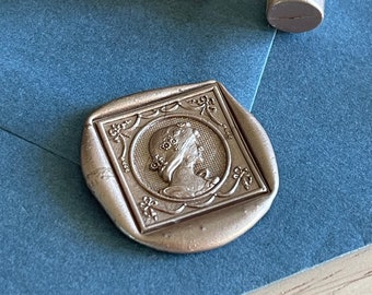 Cameo Wax Seal - Adhesive Backing - Just peel and apply to your desired service
