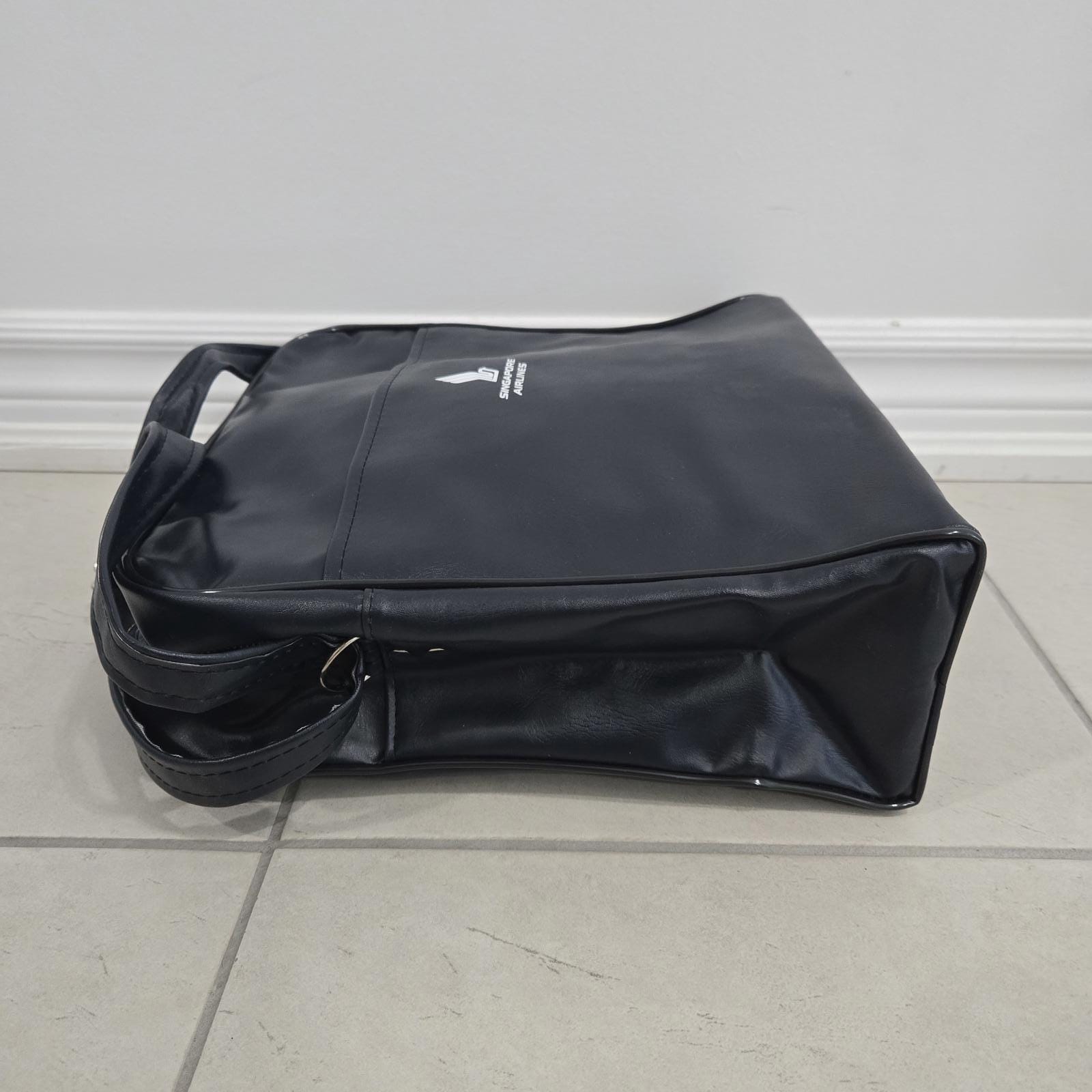 Vintage Singapore Air Lines Cabin Bag Shoulder Blue Souvenir