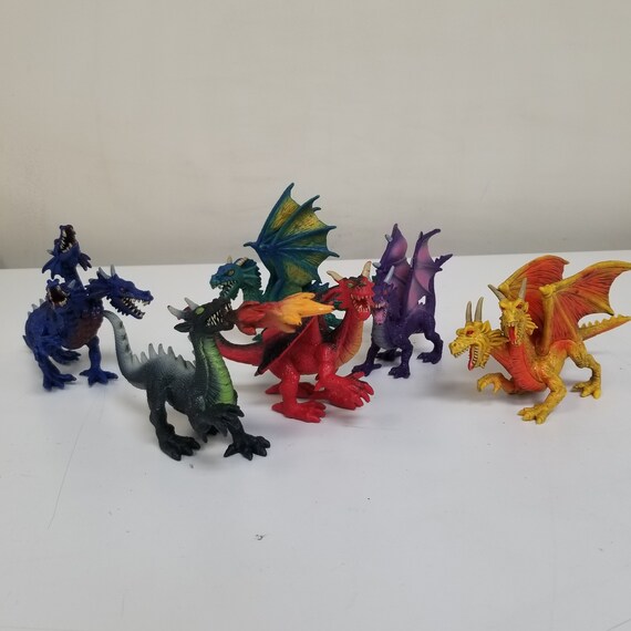 90s PVC Mythical Creatures Lot of 6 Dragons 3 4 - Etsy 90s PVC Mythical Creatures Lot of 6 Dragons 3 4 - Etsy